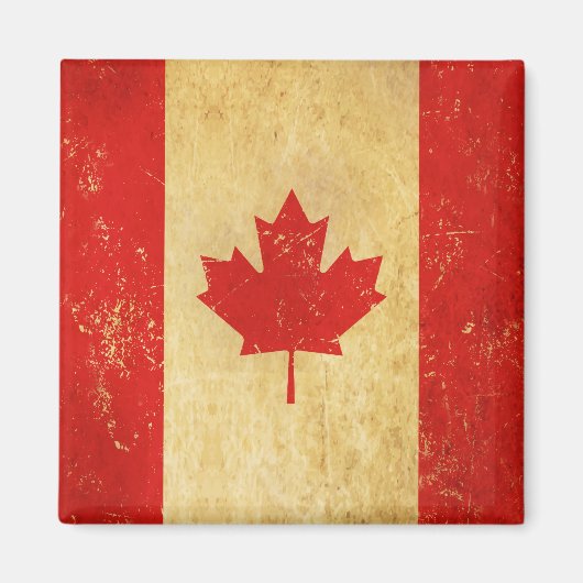 Canada Flag  Design Magnet (Voorkant)