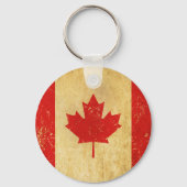 Canada Flag  Design Sleutelhanger (Voorkant)