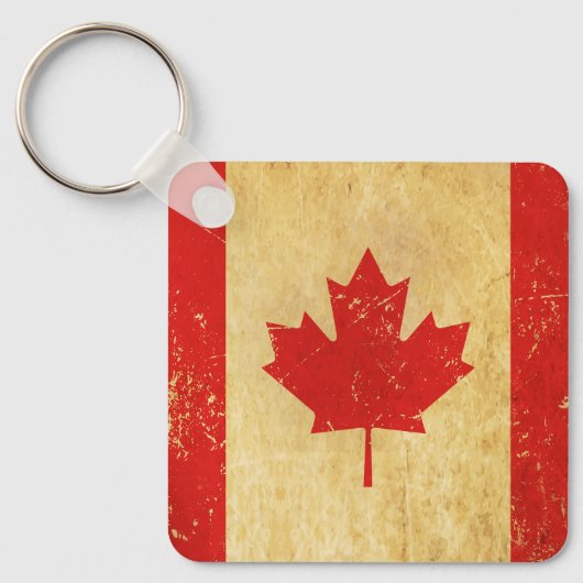 Canada Flag Design Sleutelhanger (Voorkant)