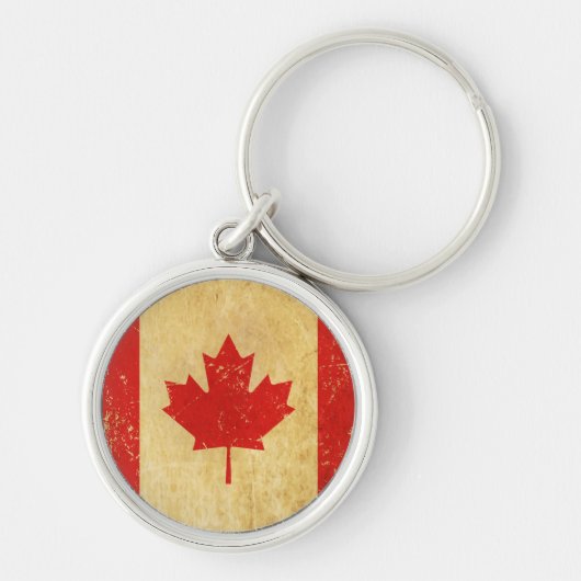 Canada Flag Design Sleutelhanger (Voorkant)