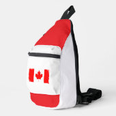 Canada flag distressed  sling bag (Rechterhoek)