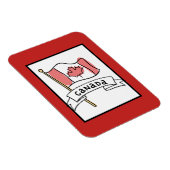 Canada Flag Doodle Magneet (Rechterzijde)