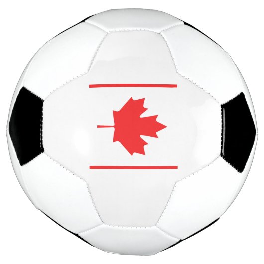 Canada Flag Emblem Voetbal (Gedraaid)