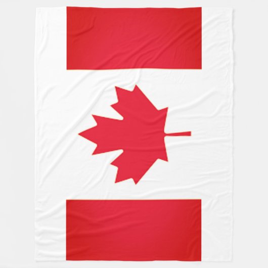 CANADA FLAG FLEECE DEKEN (Voorkant)