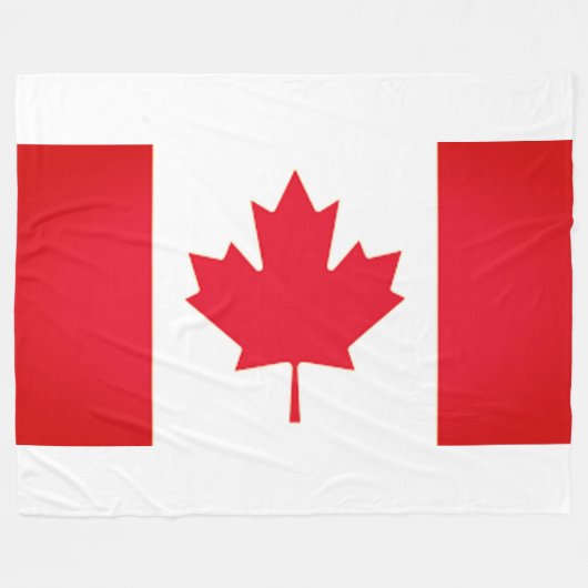 CANADA FLAG FLEECE DEKEN (Voorkant (Horizontaal))