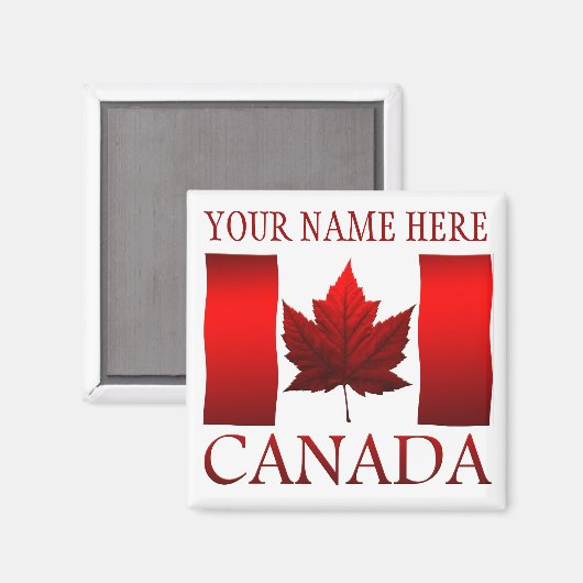 Canada Flag Fridge Magnet Canada Maple Leaf Magnet (Voorkant / Achterkant)