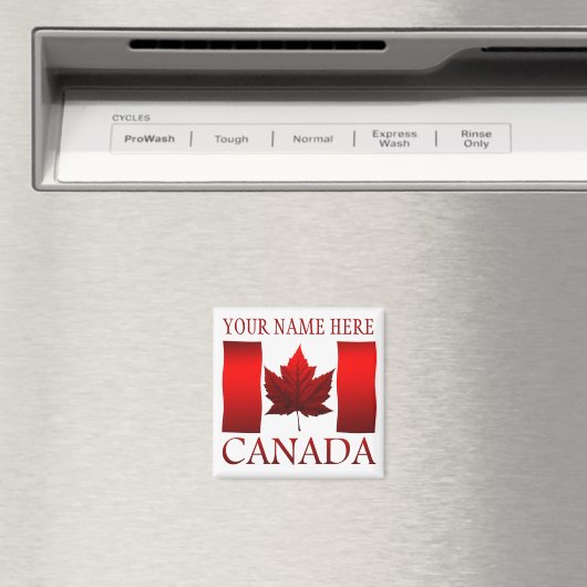 Canada Flag Fridge Magnet Canada Maple Leaf Magnet (Insitu (Vaatwasser))