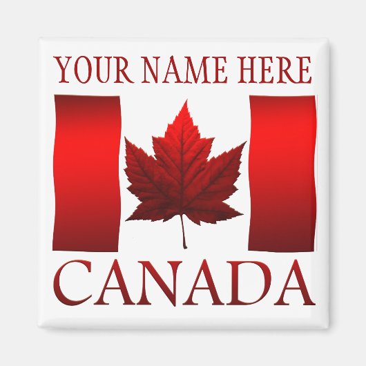 Canada Flag Fridge Magnet Canada Maple Leaf Magnet (Voorkant)