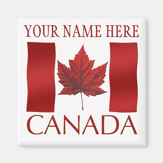 Canada Flag Fridge Magnet Canada Maple Leaf Magnet (Voorkant)
