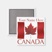 Canada Flag Fridge Magnet Canada Maple Leaf Magnet (Voorkant / Achterkant)