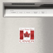 Canada Flag Fridge Magnet Canada Maple Leaf Magnet (Insitu (Vaatwasser))