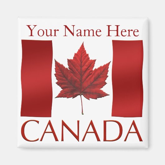 Canada Flag Fridge Magnet Canada Maple Leaf Magnet (Voorkant)