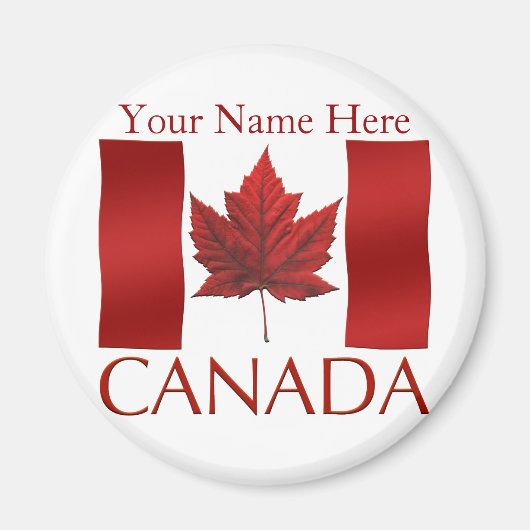 Canada Flag Fridge Magnet Canada Maple Leaf Magnet (Voorkant)