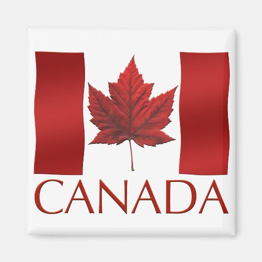 Canada Flag Fridge Magnet Canada Maple Leaf Magnet (Voorkant)