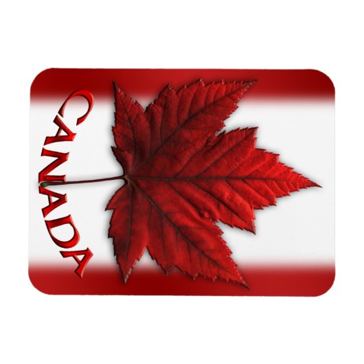 Canada Flag Fridge Magnet Canada Maple Leaf Magnet Magneet (Horizontaal)