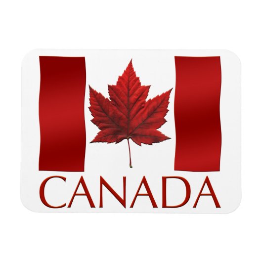 Canada Flag Fridge Magnet Canada Maple Leaf Magnet Magneet (Horizontaal)