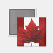 Canada Flag Fridge Magnet Canada Souvenir Magnet (Voorkant / Achterkant)