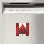 Canada Flag Fridge Magnet Canada Souvenir Magnet (Insitu (Vaatwasser))