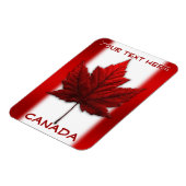 Canada Flag Fridge Magnet Custom Canada Magnets Magneet (Linkerzijde)