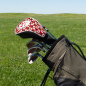 CANADA FLAG gepersonaliseerd monogram Golfheadcover (Insitu)