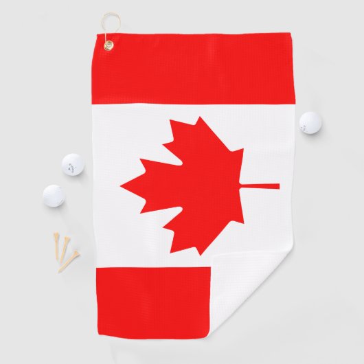 Canada Flag Golf Towel Golfhanddoek (Insitu)
