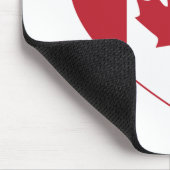 Canada Flag Heart Muismat (Hoek)