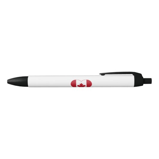 Canada Flag Heart Pen (Bovenkant)