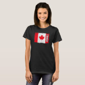  Canada Flag Heritage Proud Canadian Roots T-shirt (Voorkant volledig)