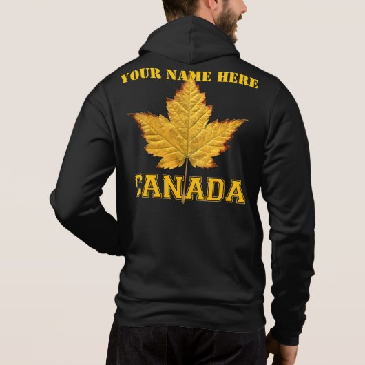Canada Flag Hoodie Shirt - Persoonlijke hulpmiddel (Achterkant)