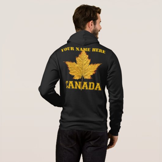 Canada Flag Hoodie Shirt - Persoonlijke hulpmiddel (Achterkant volledig)