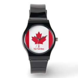 Canada Flag Horloge