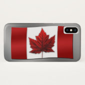 Canada Flag iPhone Case Custom Canada Hoesjes (Achterkant (horizontaal))