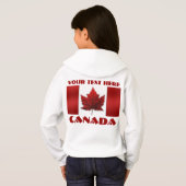 Canada Flag Jacket Specialized Souvenir Hoodies (Achterkant volledig)