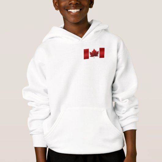 Canada Flag Jas Gepersonaliseerde Souvenir Hoodies (Voorkant)