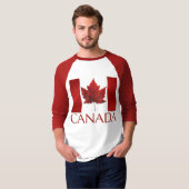 Canada Flag Jersey T-shirts Gifts Souvenir Shirten (Voorkant volledig)