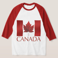 Canada Flag Jersey T-shirts Gifts Souvenir Shirten