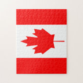 Canada Flag Jigzaag Puzzle Legpuzzel (Verticaal)
