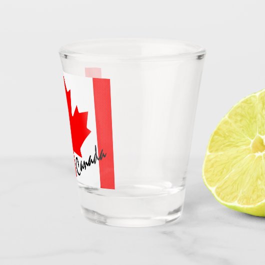 Canada Flag Keepomwille Souvenir Canadian Maple Le Shot Glas (Rechts)