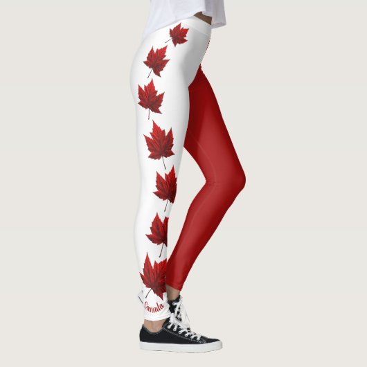 Canada Flag Leggings Classic Canada Souvenir Pants (Rechts)