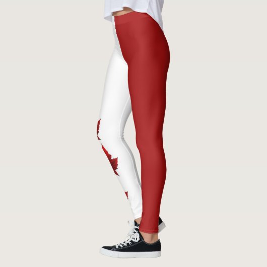 Canada Flag Leggings Classic Canada Souvenir Pants (Links)