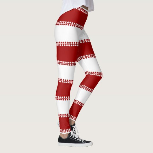 Canada Flag Leggings Classic Canada Souvenir Pants (Rechts)