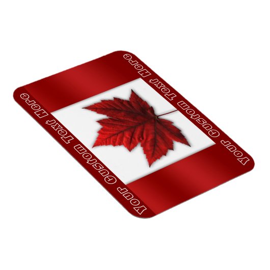 Canada Flag Magnet Canada Personalized Magnet Magneet (Rechterzijde)