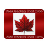Canada Flag Magnet Canada Personalized Magnet Magneet (Horizontaal)