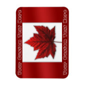 Canada Flag Magnet Canada Personalized Magnet Magneet (Verticaal)