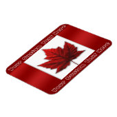 Canada Flag Magnet Canada Personalized Magnet Magneet (Linkerzijde)