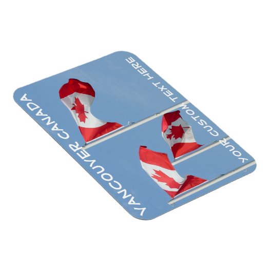 Canada Flag Magnet Canada Personalized Magnet Magneet (Rechterzijde)