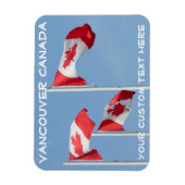 Canada Flag Magnet Canada Personalized Magnet Magneet (Verticaal)