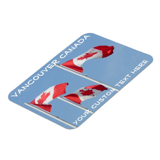 Canada Flag Magnet Canada Personalized Magnet Magneet (Linkerzijde)