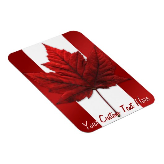 Canada Flag Magnet Canada Personalized Magnet Magneet (Rechterzijde)