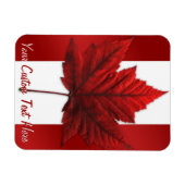 Canada Flag Magnet Canada Personalized Magnet Magneet (Horizontaal)
